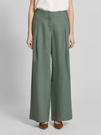 Jake*s Collection Stoffhose mit Gesäßtaschen Gruen 4