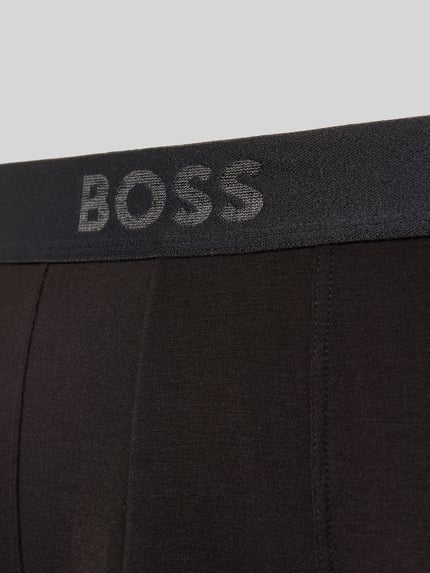 Productfoto, Slim Fit Thermounterhose met viscose Model 'LONG JOHN THERMAL+' van BOSS, elastische boord, labelprint, jersey materiaalverwerking.
