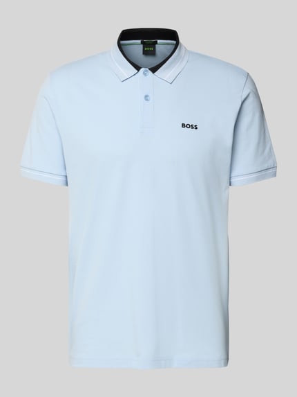 BOSS Green koszulka polo o kroju regular fit z mieszanki bawełny model 'PL_Member' Morski 2