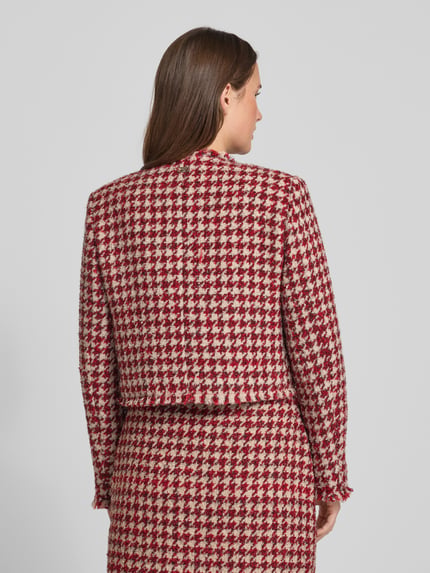 Liu Jo White Regular Fit kort colbert met borstzakken Rood - 5