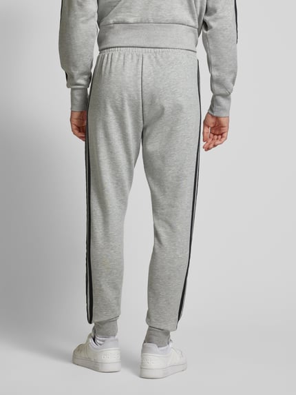 adidas Sportswear Relaxed Fit Sweatpants mit Logo-Stitching Hellgrau 5