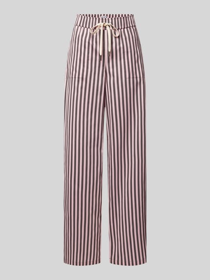 Wide leg stoffen broek met steekzakken Shop The Look MANNEQUINE