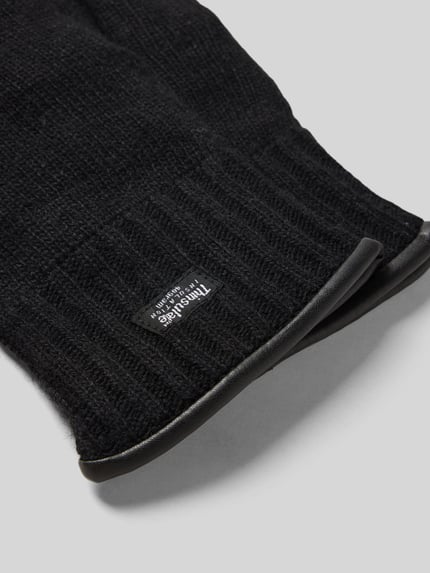 EEM Wollhandschuhe aus reiner Wolle Modell 'THINSULATE' Black 2