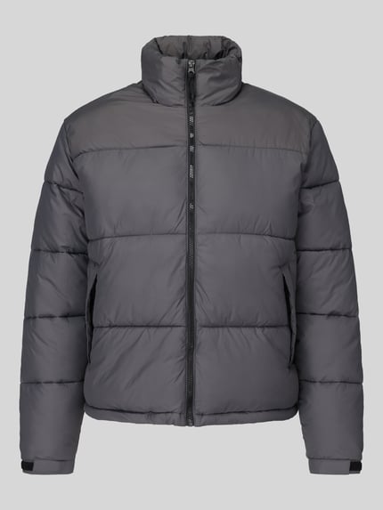 ONLY & SONS kurtka pikowana o kroju regular fit z wysoką stójką model 'ONSMAVERICK' Grafitowy 2