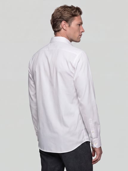 BOSS Regular Fit Businesshemd mit Label-Detail Weiss 5