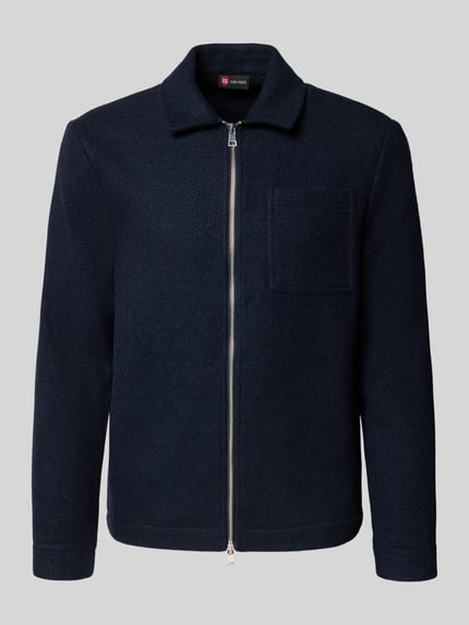 CG – CLUB of GENTS Regular Fit Blouson mit Zweiwege-Reißverschluss Modell 'JON' Marine 2