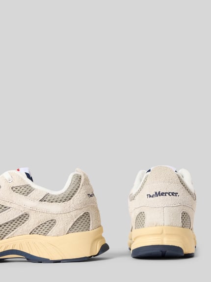 The Mercer Sneakers van leermix model 'Re-Run Americana' Offwhite - 2