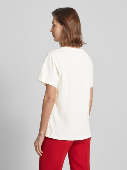 Smith and Soul T-shirt z nadrukiem ze sloganem Złamany biały 5