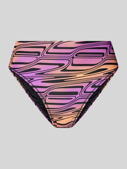 PUMA Figi bikini z nadrukiem z logo Mocnoróżowy 1