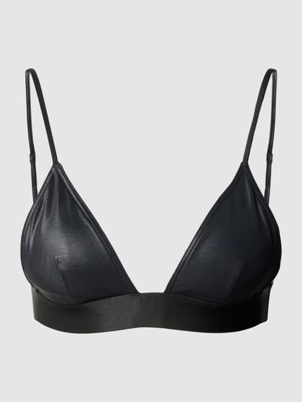 Calvin Klein Underwear Bikini-Oberteil im unifarbenen Design Modell 'CK REFINED' Black 1