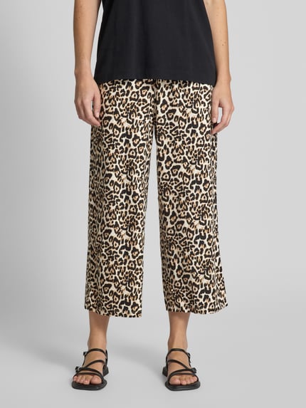 b.young Linnen broek met elastische band, model 'FALAKKA' Zwart - 4