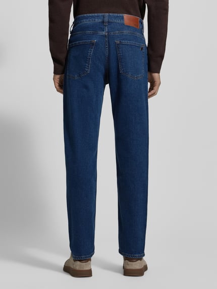 BOSS Orange Jeansy krój regular fit z mieszanki bawełny model „RE.MAINE” Jeansowy niebieski 5