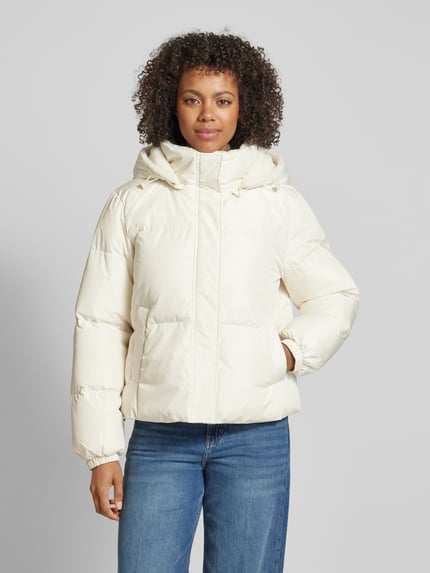OPUS Gewatteerd jack met capuchon, model 'Haide' Offwhite - 4