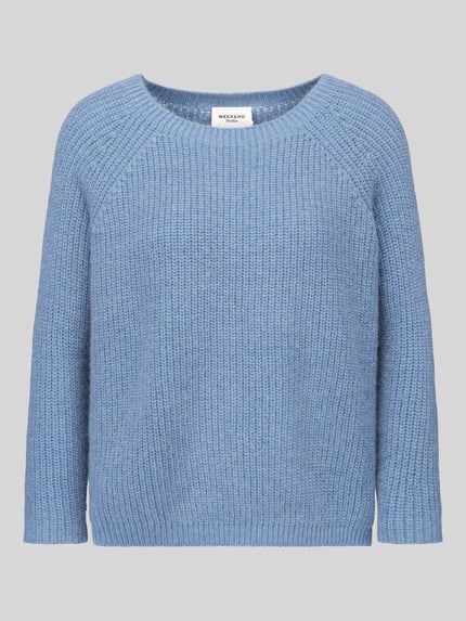 Weekend Max Mara Regular fit pullover met mohairgehalte model 'XENO' Lichtblauw - 2