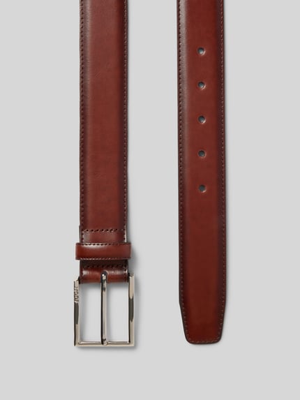 JOOP! COLLECTION Leren ceintuur met doornsluiting Donkerbruin - 3
