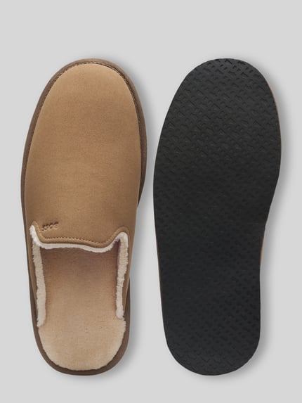 BOSS Hausschuh mit warmem Futter Camel 3