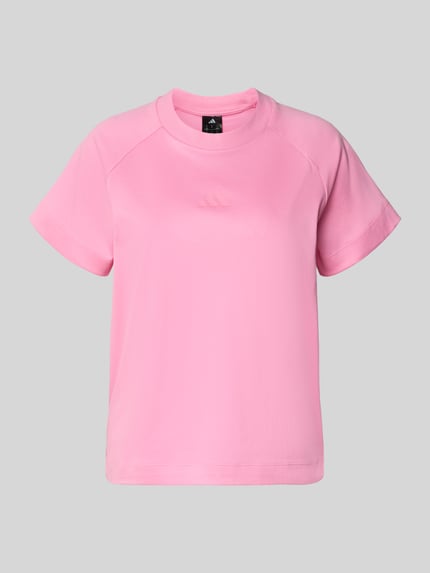 T-Shirt mit Logo und Rundhalsausschnitt Shop The Look MANNEQUINE