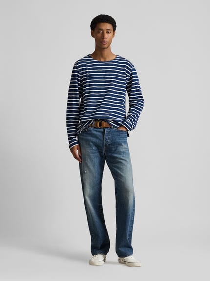 Polo Ralph Lauren Regular Fit Langarmshirt mit Logo-Detail Marine 1
