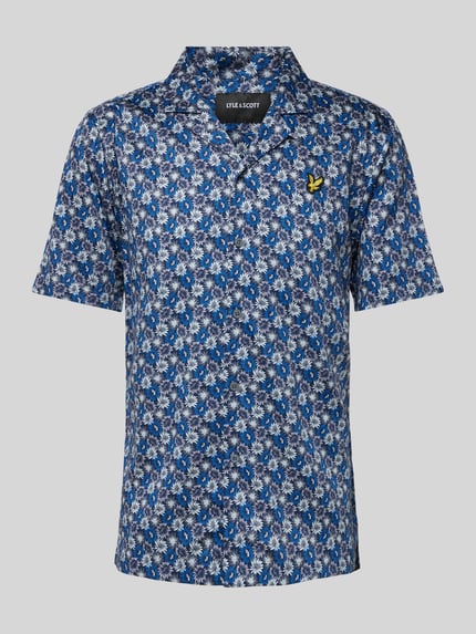Lyle & Scott Regular Fit Freizeithemd mit Reverskragen Dunkelblau 2