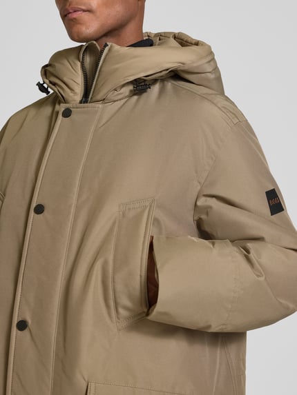 BOSS Orange Relaxed Fit Parka mit Kapuze Modell 'OSIASS1' Oliv 3
