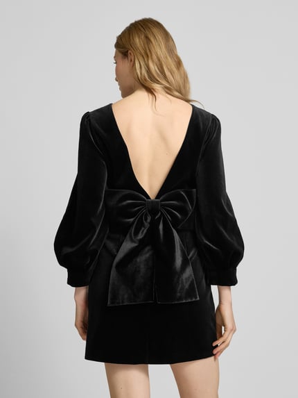 Forever New Mini-jurk met ballonmouwen Zwart - 5