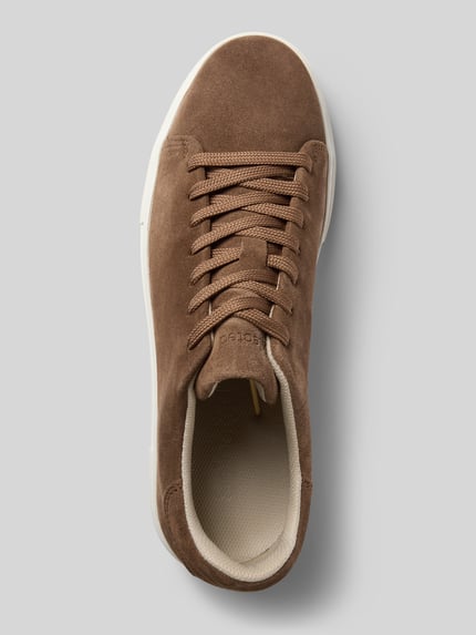 Selected Low Top Sneaker aus echtem Rindsnubuk Modell 'DAVID' Beige 3