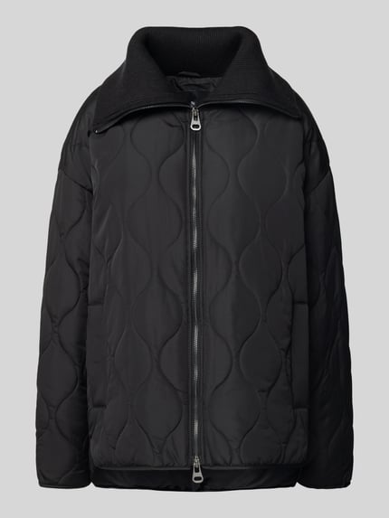 WITHBLACK Steppjacke mit Strukturmuster Black 2