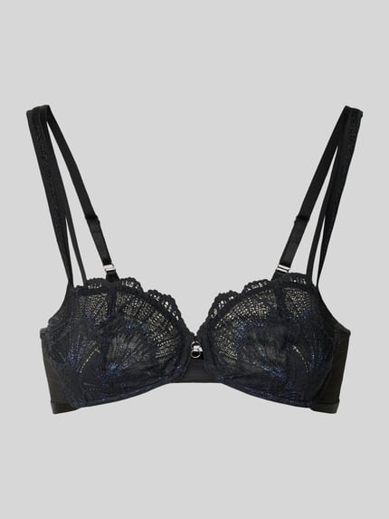 Triumph Balconette-bh met kant serie 'Palina Moonlight Kiss' Zwart - 1