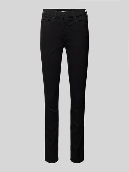 Levi's® 300 Skinny Fit Jeans im 5-Pocket-Design Modell '311' Black 2