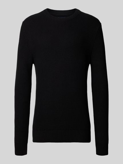 MCNEAL Strickpullover mit Rundhalsausschnitt Black 2