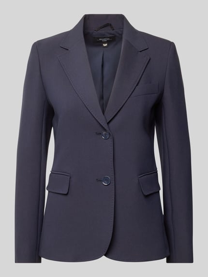 Weekend Max Mara Slim Fit Blazer mit Reverskragen Marine 2