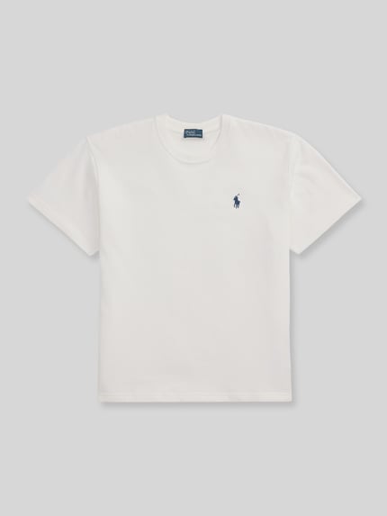 Polo Ralph Lauren t-shirt o kroju relaxed fit z czystej bawełny Biały 2