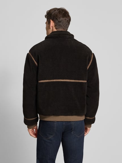 MCNEAL Teddy-Jacke mit Reißverschluss Schoko 5