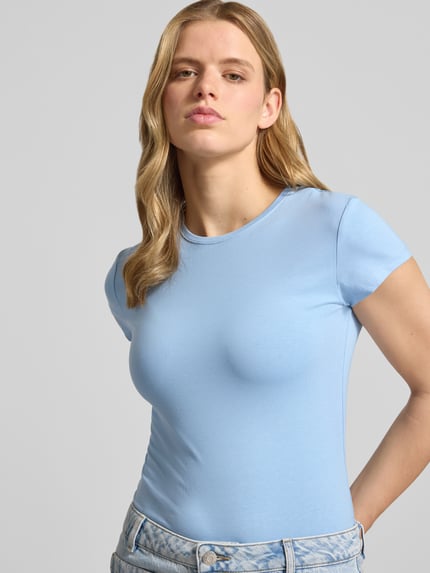 REVIEW T-shirt met ronde hals Lichtblauw - 3