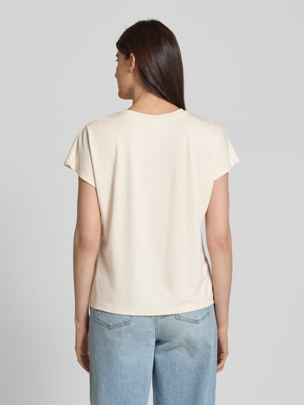 Jake*s Collection T-Shirt mit Rundhalsausschnitt Ecru 5