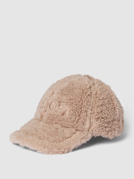 JOOP! Baseballpet in teddybontlook Taupe - 1
