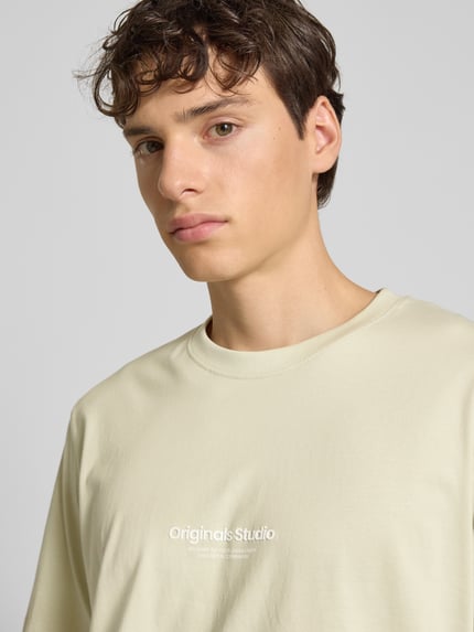 JACK & JONES T-Shirt mit Label-Print Mint 3