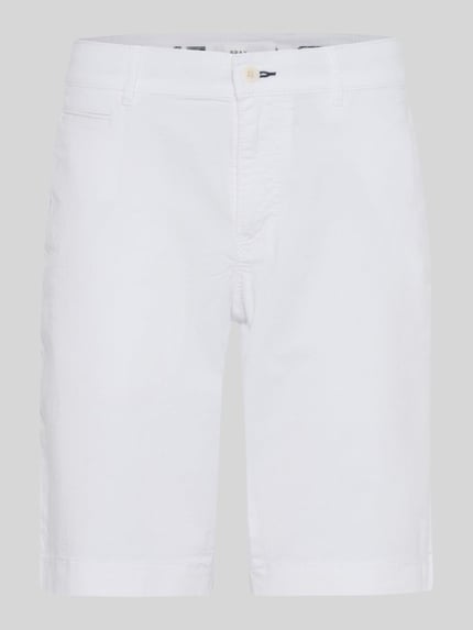 Brax Regular Fit Bermuda aus Baumwoll-Mix Weiss 2