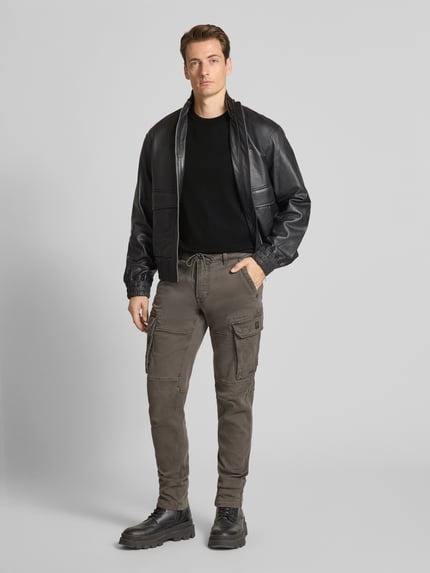 Armani Exchange Gebreide pullover met ronde hals Zwart - 1