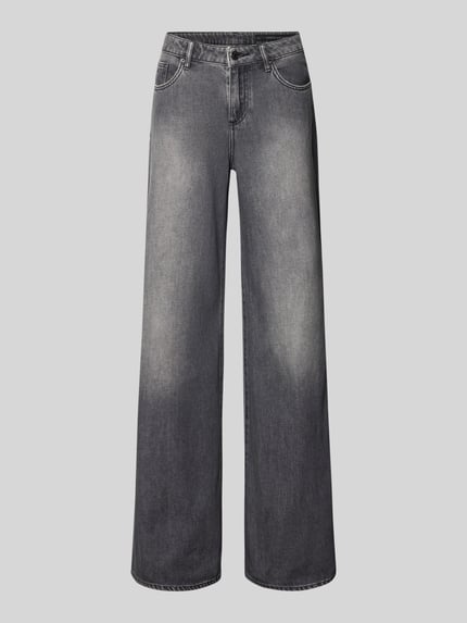 Armani Exchange Wide Fit Jeans im 5-Pocket-Design Mittelgrau 2