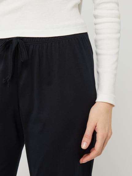 HANRO Comfortbroek van gemerceriseerd katoen, model 'Cotton Deluxe' Zwart - 3