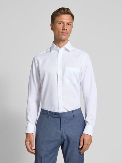 OLYMP Regular Fit Businesshemd mit extra langem Arm Weiss 4