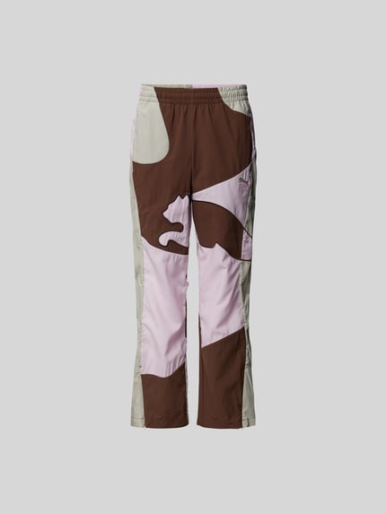 Trackpants met elastische tailleband Shop The Look MANNEQUINE