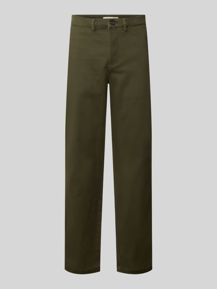 Straight Fit Chino aus Baumwoll-Mix Modell 'Miles' Shop The Look MANNEQUINE