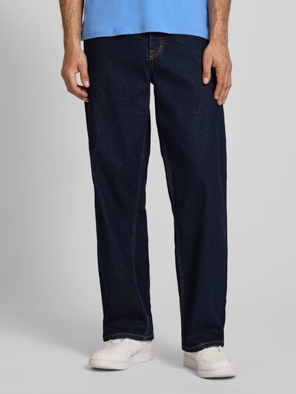 Tommy Jeans loose fit jeans van katoenmix Donkerblauw - 4