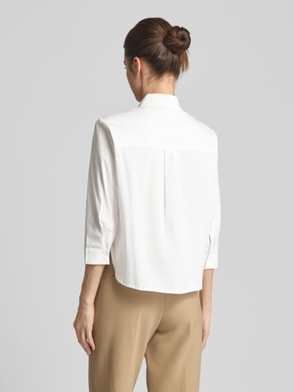 Christian Berg Woman Selection Overhemdblouse met knoopsluiting Ecru - 5