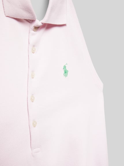 Polo Ralph Lauren Teens Kombinezon z kołnierzykiem polo Jasnoróżowy 2