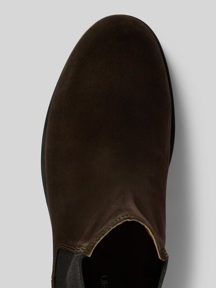 CK Calvin Klein Chelsea Boots mit elastischem Einsatz Dunkelbraun 3