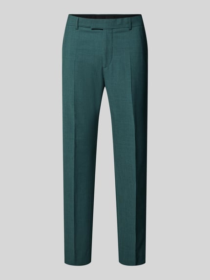 Straight Leg Anzughose aus Woll-Mix Modell 'MELWIN' Shop The Look MANNEQUINE