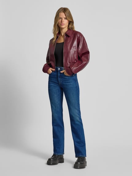 Tommy Jeans Bootcut Jeans aus Baumwoll-Mix Dunkelblau 1